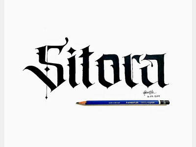 Calligraphy on Paper - Sitora art art on paper calligraphy custom lettering hand written