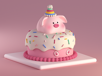 C4D Cake 3d