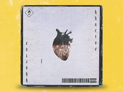 Burning heart - Premade album cover