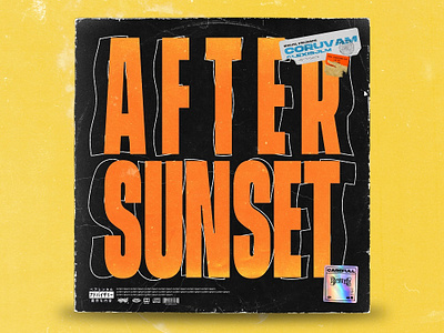 After sunset - Premade album cover