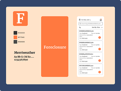 Foreclosure app branding foreclosure house loan mobile morat mortgage sell house