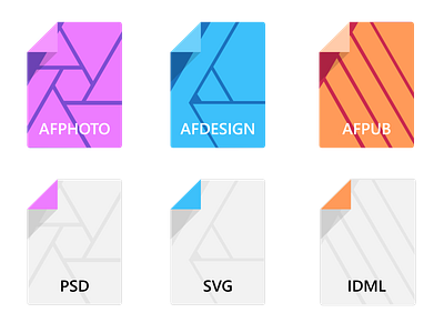 Custom icons for Affinity Suite