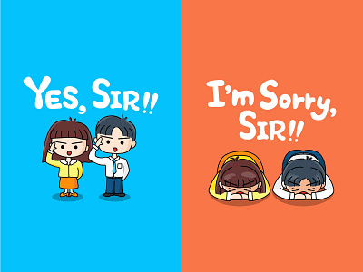 GSS story - Sticker Set character comic style cute emotion fun illustration sticker sticker set