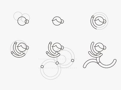 Logo Process - Leap! (detail)