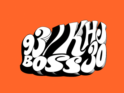 Live from Boss Angeles! 2d 60s after effects animation california logo motion motion graphics radio retro