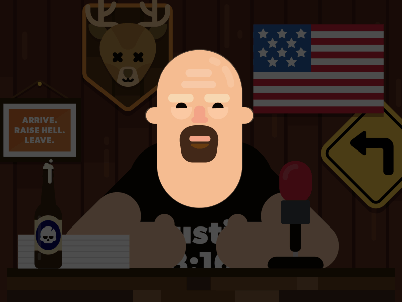 "What!?" after effects animation character gif joysticks and sliders motion rig rigging steve austin stone cold wrestling wwe