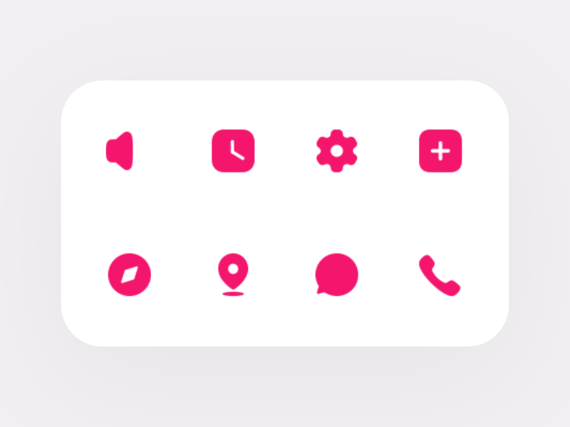 Micro - Interactions - Iconly Pack add after effect calling chat clock discovery essentials icon iconography icons illustration locatoin lottie minimal setting sketch time uii volume up xd