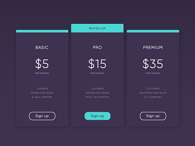 Pricing and Checkout Idea #2 - Daily UI checkout daily dark pay payment price pricing ui