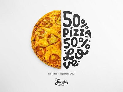 Pizza Day Lettering