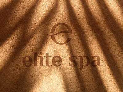 Elite Spa. Logotype for Spa. body body treatment branding elite graphic design health hot logo logotype palm relax spa summer summer time sunny sunny day treatment wellness