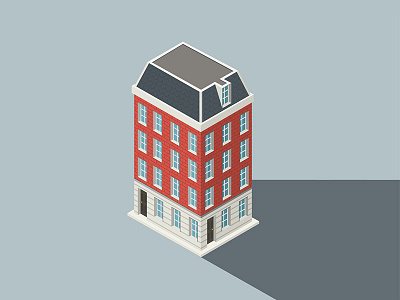 Isometric Building building illustration isometric london uk