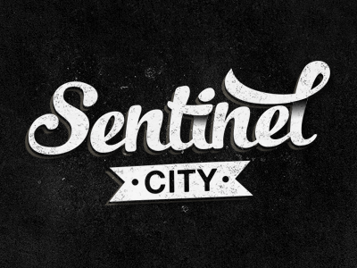 Sentinel script logo