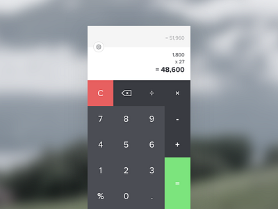 Daily UI challenge #04 — Calculator challenge dailyui day4 design ui uichallenge userexperience userinterface