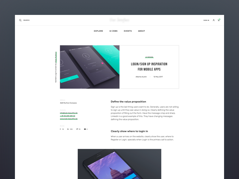 Daily UI challenge #35 — Customize Product web ux userinterface userexperience uidesign uichallenge ui product design dailyui post blog