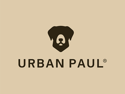 Urban Paul - Logo Design animal logo dog dog logo icon minimalist logo pets simple urban