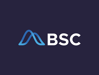 BSC - Logo Design abstract biomedical brand brand identity branding consulting distribution flow icon lettermark lines logo statistical vector