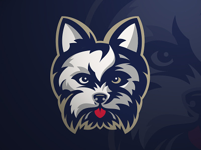 Logo Dog dog logo sport terrier yorkshire