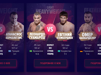 Fight Cards