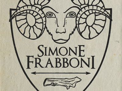 Simone Frabboni Woodworker Logo animal branding crafts digital eco hand drawn heraldry horns logo recycled