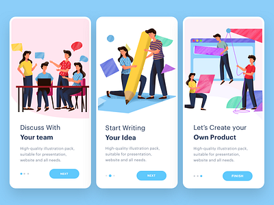 Start Up mobile on-boarding illustration branding flat graphic header illustration landing logo mail onboarding ui website