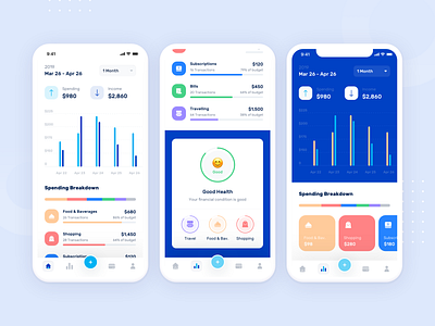 Banky - Activity Screen & Alternative Design.