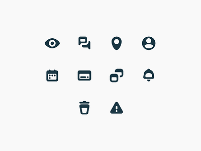 Closelink – Product Icons brand brand identity design flat icon set icons illustration mobile product product design ui ux web
