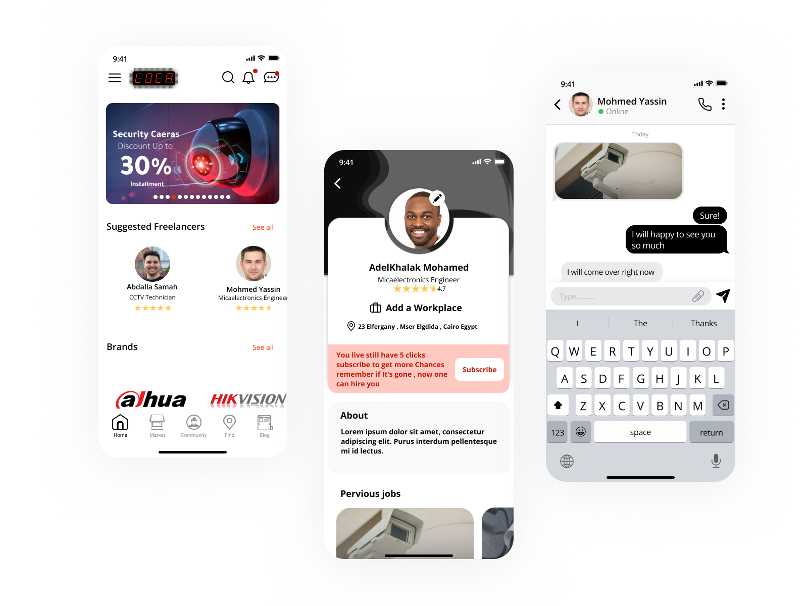 Job App by Ahmed Serag on Dribbble