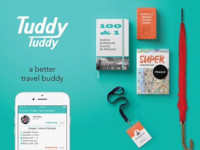 Tuddy Tuddy app app campaign guide ironic map prague travel