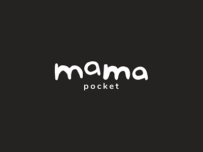 MAMA pocket baby branding child identity logo logotype mama mother pocket