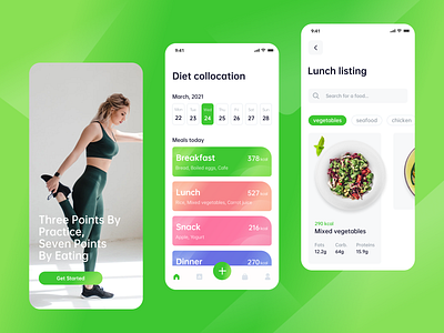 Healthy meals app