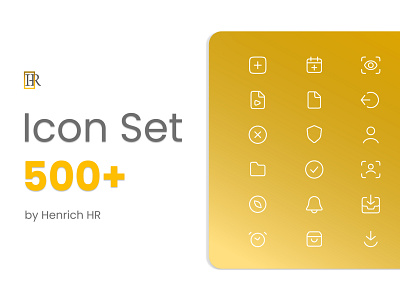 Icon Set 500+ app icon icons iconset product design ui uiux ux