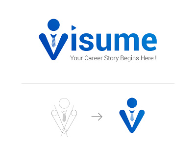 Visume Logo brand design brand identity designer education graphicdesign logo logo design school logo students