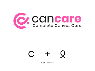 CanCare logo brand design brand identity branding cancer hospital cancer logo care logo creative graphic designer health logo hospital logo logo designer logodesign