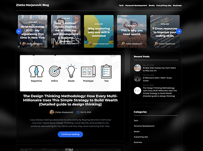 Night Theme Blog Website Design blog web design blog website design dark blog design dark blog web design dark glassmorphism blog dark modern blog website design dark theme blog night theme blog night theme blog website design