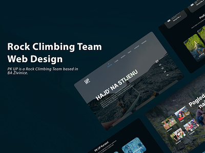 Rock Climbing Website Design