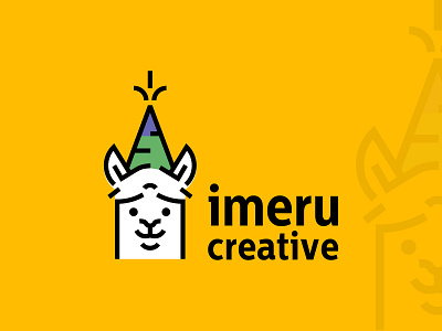 Llama Logo design for Imeru Creative