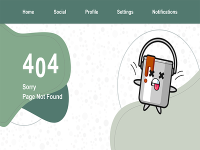 404 error page #DailyUI Day8