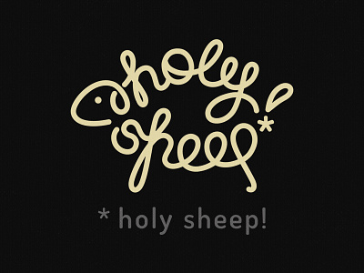 Holy Sheep! agency graphic holy holysheep logo sheep studio