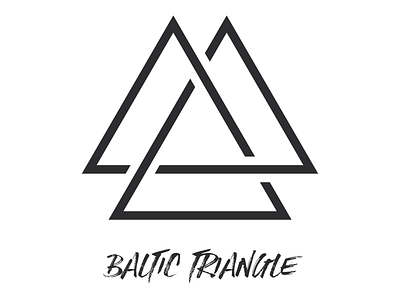 Baltic Triangle Logo Redesign baltic brand branding design graphic logo triangle