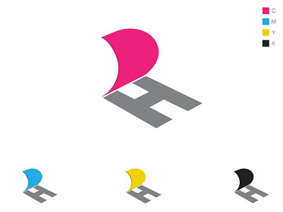 DH Printing Company branding cmyk corporateid design flyer graphic design logo logodesign printcompany typography