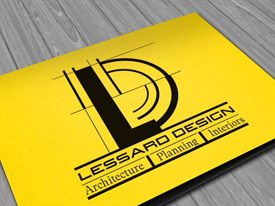 Lessard Architecture Design-I architect architectural architecturallogo branding design graphic design illustration logo modern typography vector