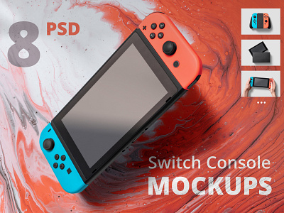 8 Switch Console Mockups