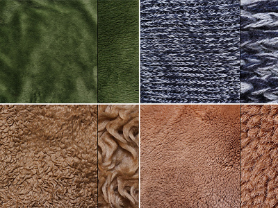 25 Fabric / Fur / Carpet Textures