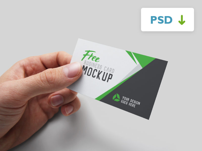 Download Free Business Card Mockup by Simon Henke on Dribbble