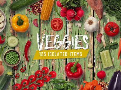 Veggies - Isolated Food Items