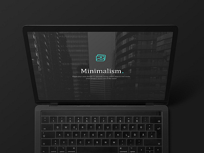 Minimal Macbook Mockup appdesign appmockup black elegant mock up mockup mockups presentation realistic replace screen ui uiux userinterface webdesign