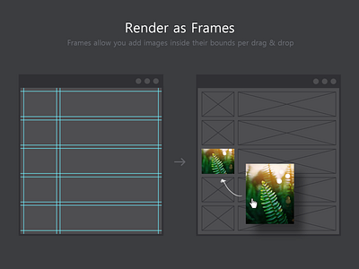Better Grids - Frame render mode addon better grids dragdrop extension frame gallery grid builder grid creator grid generator grid layout guidelines guides interface layout layout layout creator layouting photoshop uidesign