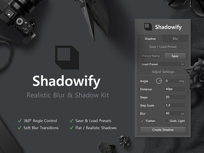Shadowify - Realistic Blur & Shadow Kit
