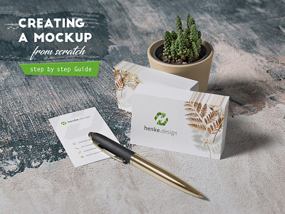 Creating a mockup from scratch (Guide) article blog brand design branding business card card mockup colorize objects creating explained guide how to learn mock up mockup mockup template pen logo photography photoshop realistic tutorial