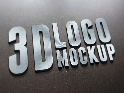3d logo mockup inkscape